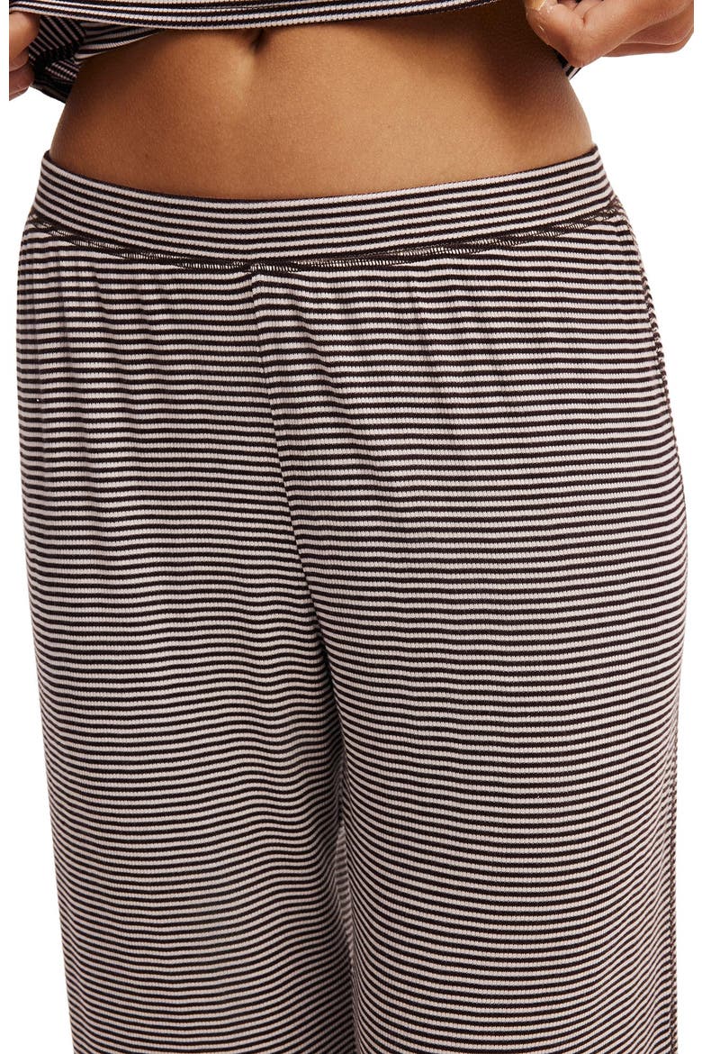 Women's Airy Soft Wide Leg Pant, Alternate, color, Pink Kiss Chocolate Plum