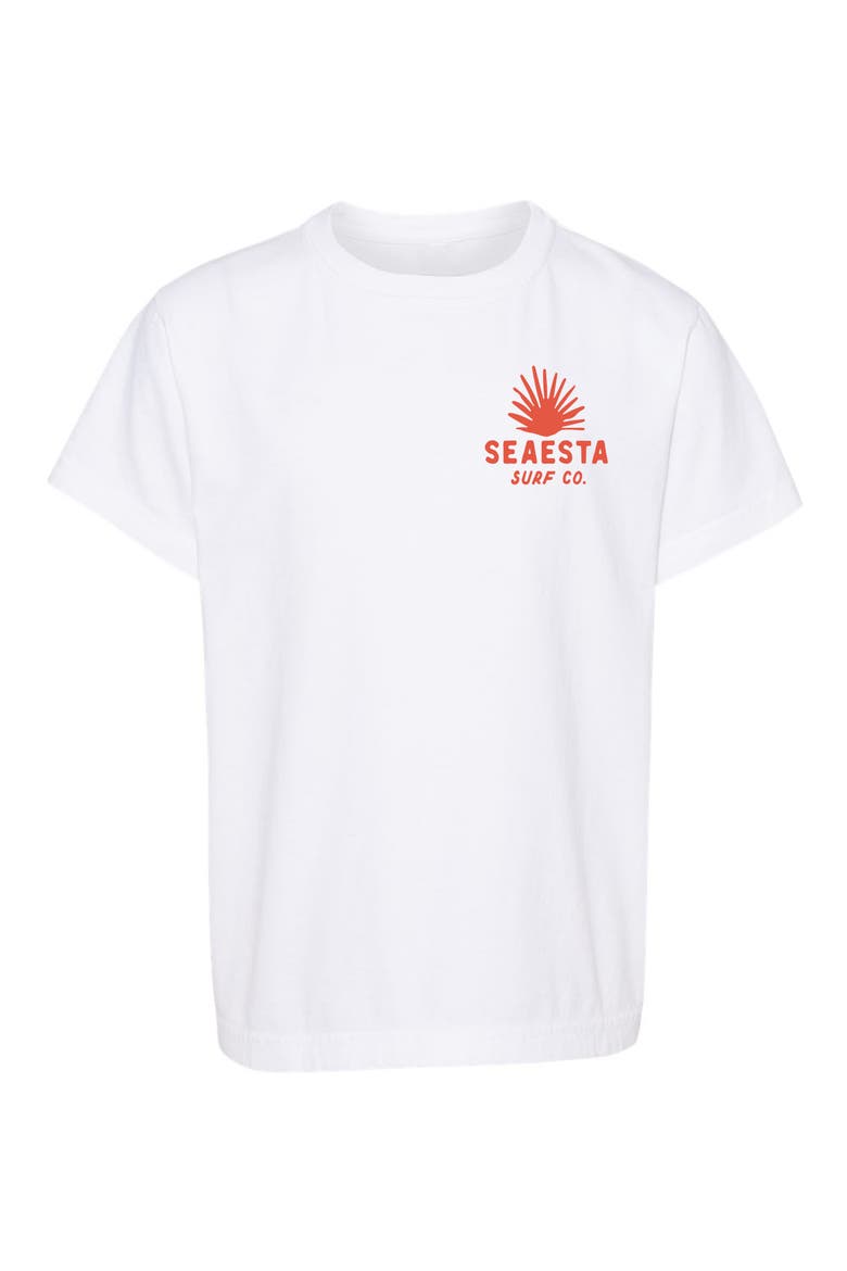 Kids' Surf Cowboy Organic Cotton Graphic T-Shirt, Main, color, COCONUT