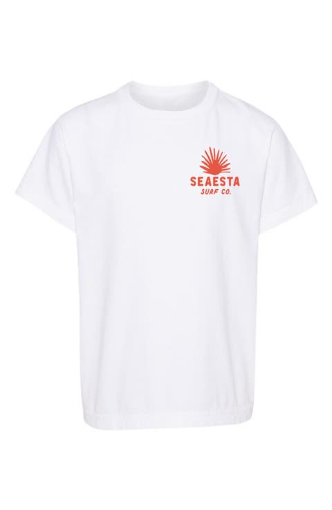 Kids' Surf Cowboy Organic Cotton Graphic T-Shirt (Big Kid)