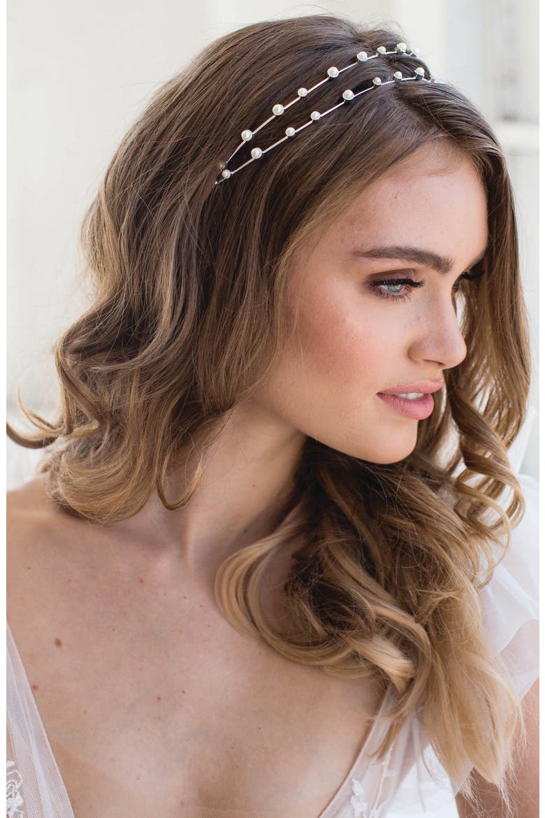 Florence Headband, Alternate, color, SILVER