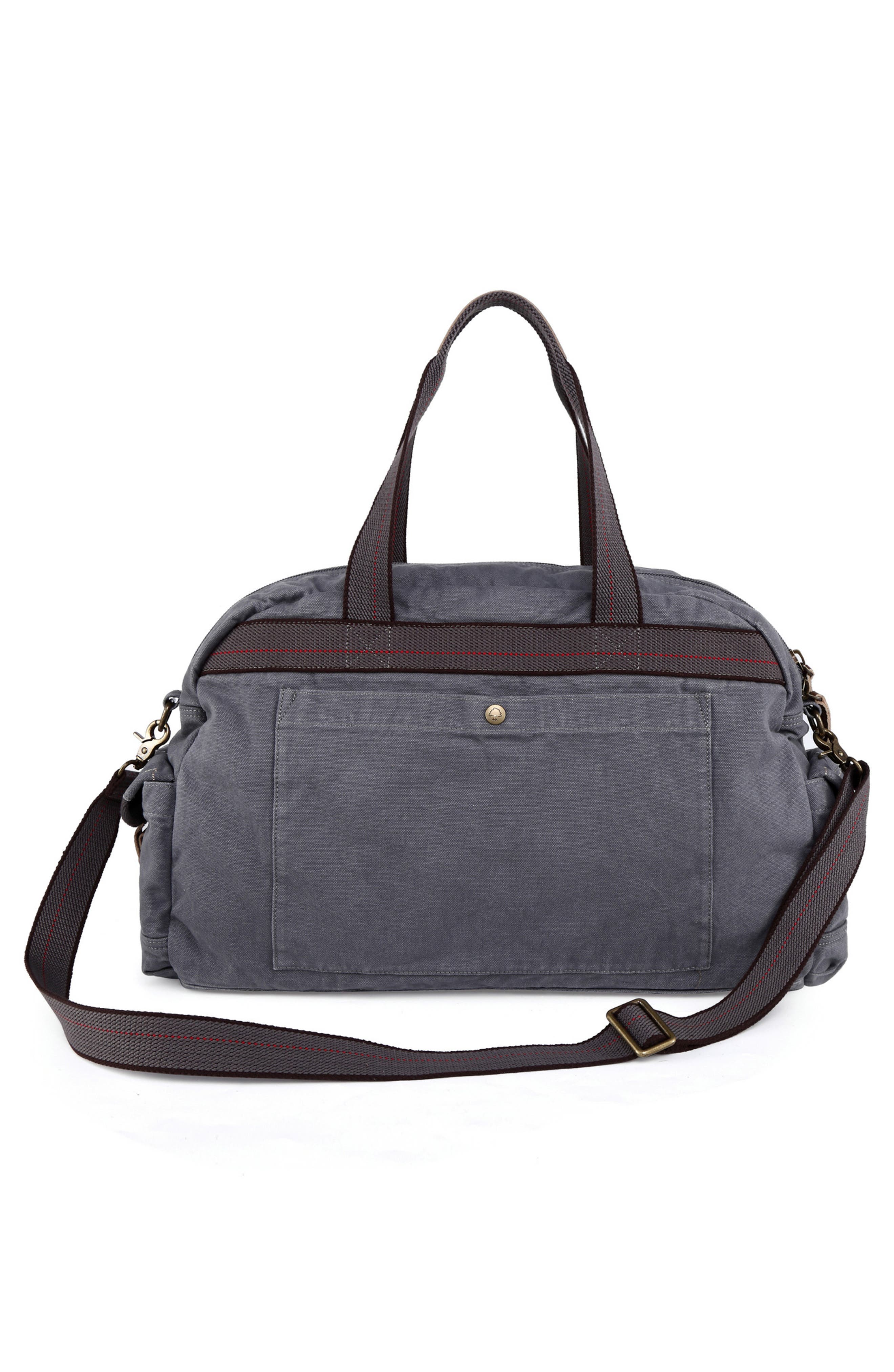Atona Canvas Weekend Bag, Alternate, color, GREY