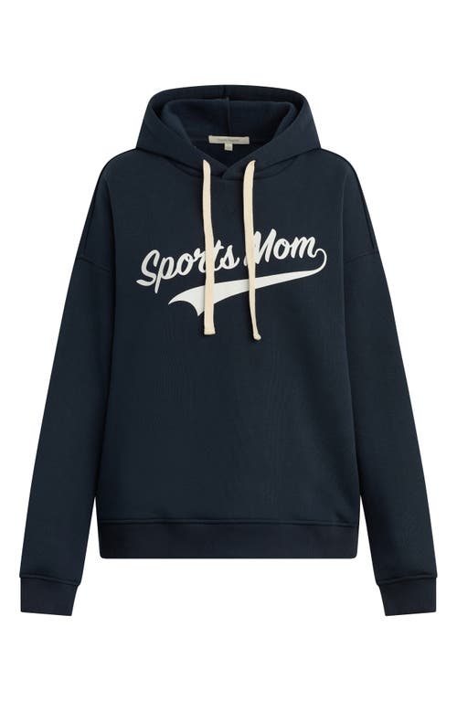 Favorite Daughter The Sports Mom Cotton Blend Fleece Hoodie In Blue