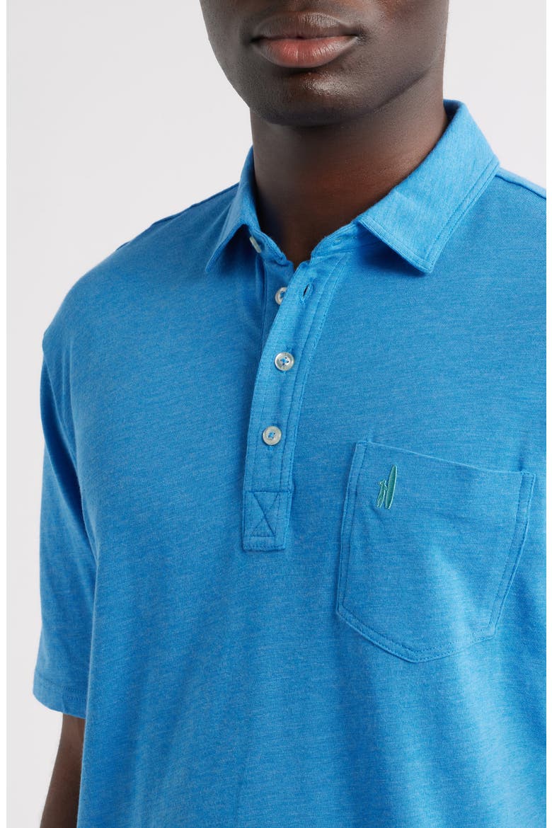 Heathered Original 2.0 Regular Fit Polo, Alternate, color, VENICE BLUE
