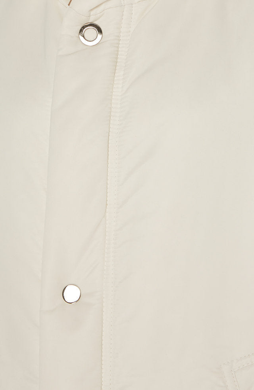 Caalo Sustainable Reversible Satin Down Coat In White