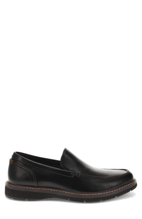 Dockers Mens Baltic Genuine Leather Casual Slip On Loafer Shoe In Black