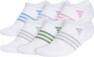 adidas 6-Pack Superlite No Show Performance Socks