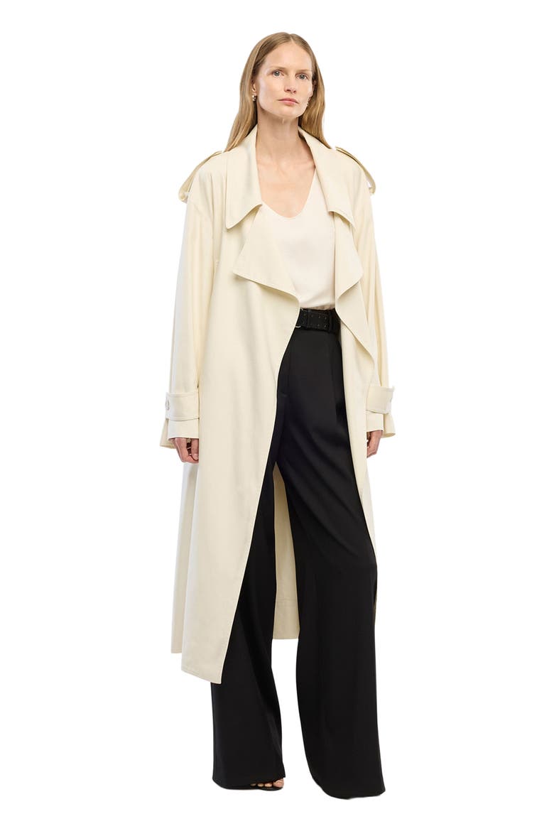 Soft Trench, Main, color, OFF WHITE