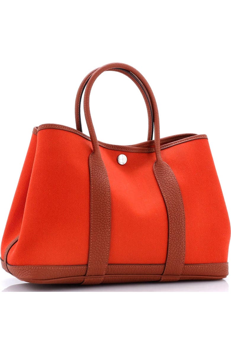 Pre-Owned Hermes Garden Party Tote Toile and Leather 30, Alternate, color, Cuivre