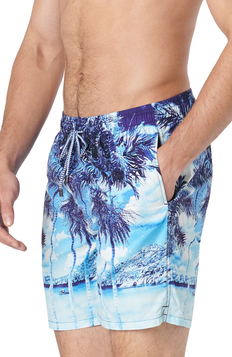 Bugatchi Cosmo Swim Trunks, Alternate, color, 