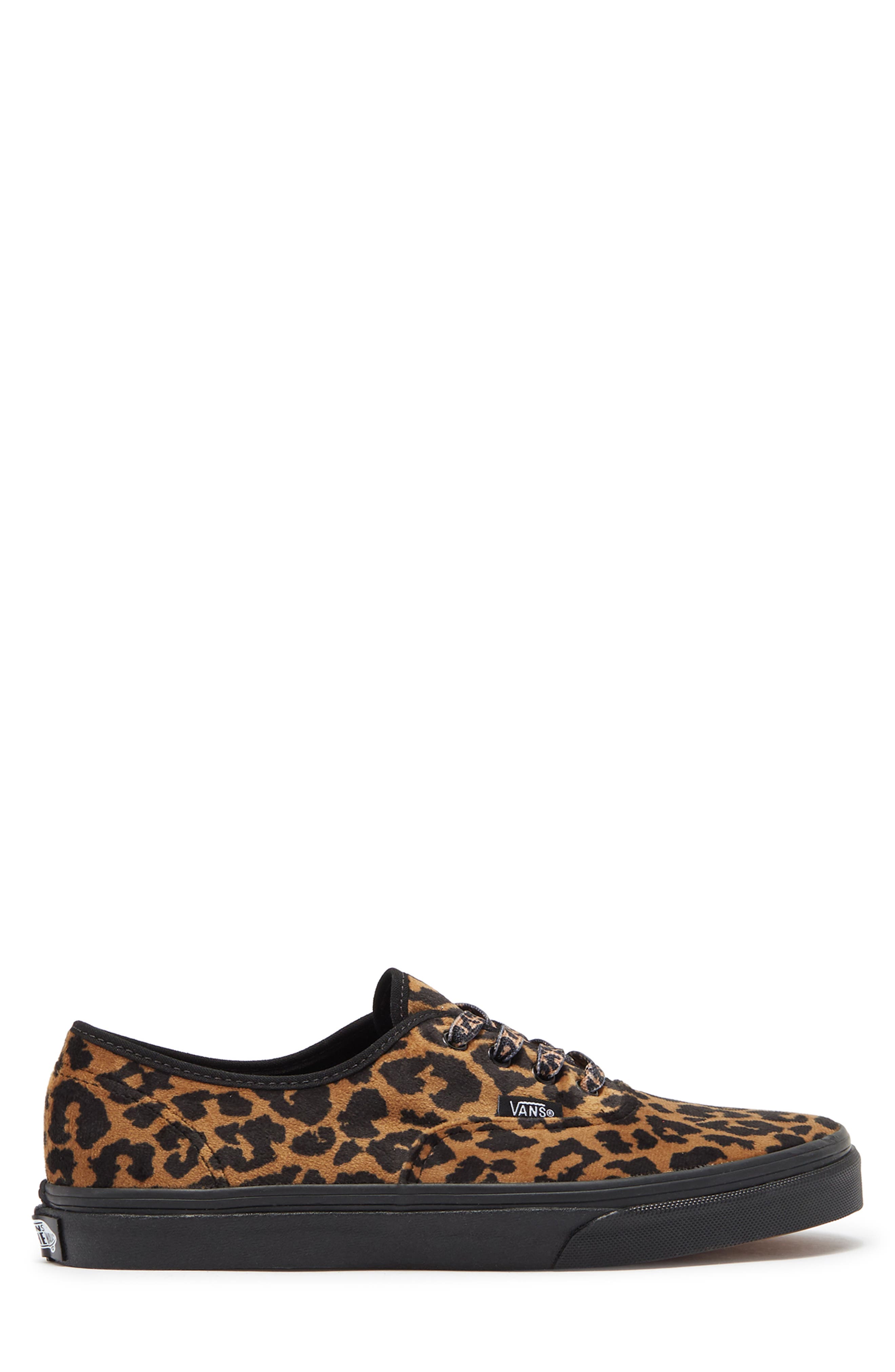 Vans Authentic Leopard Print Sneaker, Alternate, color, 