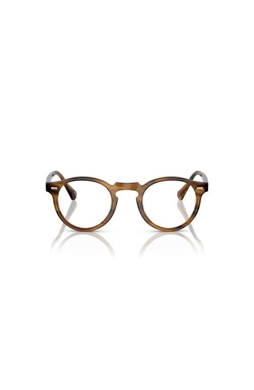 Oliver Peoples 50mm Phantos Optical Glasses In Brown