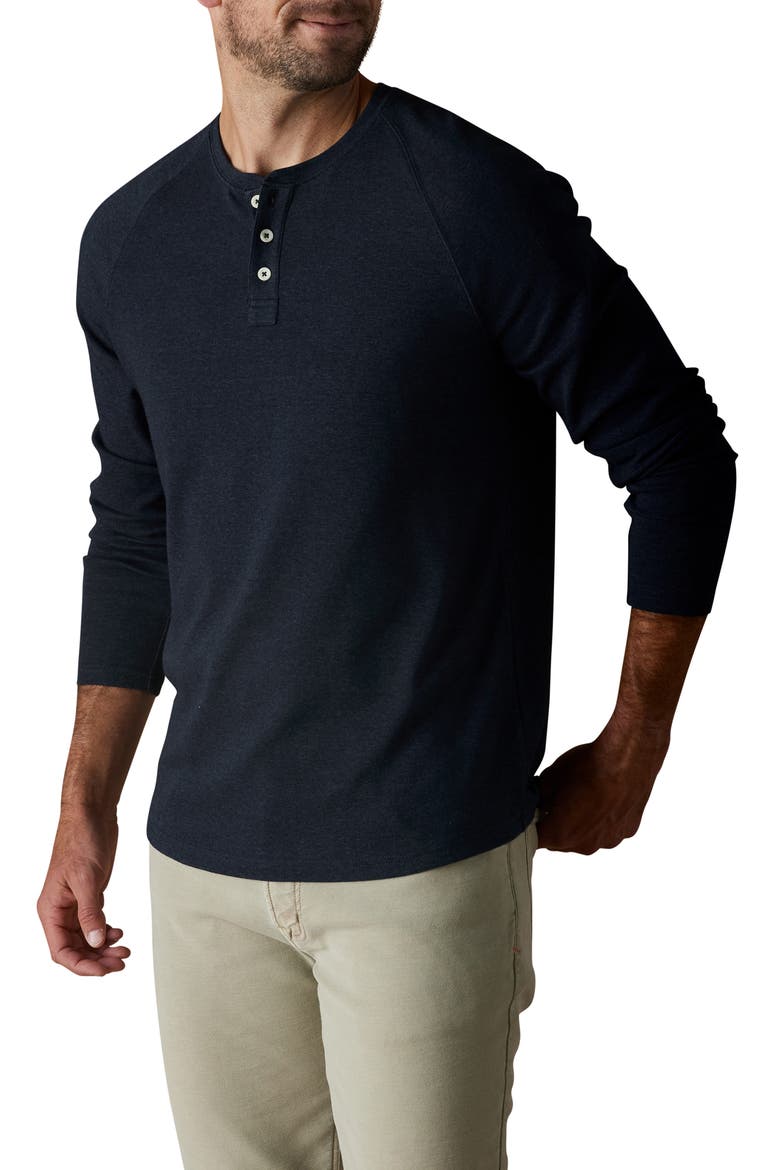 Puremeso Everyday Henley, Alternate, color, NORMAL NAVY