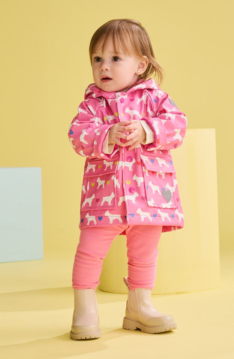 Hatley Kids' French Bulldogs Waterproof Zip Jacket, Alternate, color, 