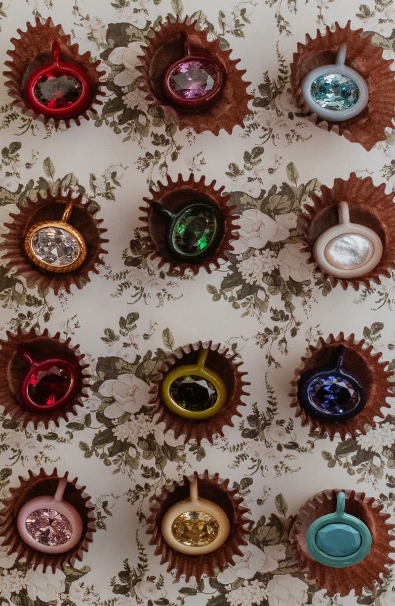 Joiana Jewelry Birthstone Charm, Alternate, color, December - Turquoise