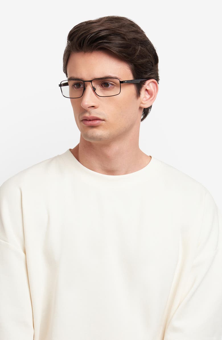 Carrera Eyewear 57mm Rectangular Optical Glasses, Alternate, color, 