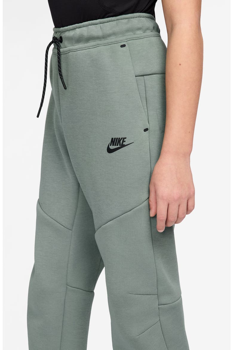 Kids' Sportswear Tech Fleece Sweatpants, Alternate, color, CLAY GREEN/ BLACK/ BLACK