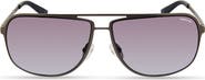 Kenneth Cole 64mm Gradient Pilot Sunglasses