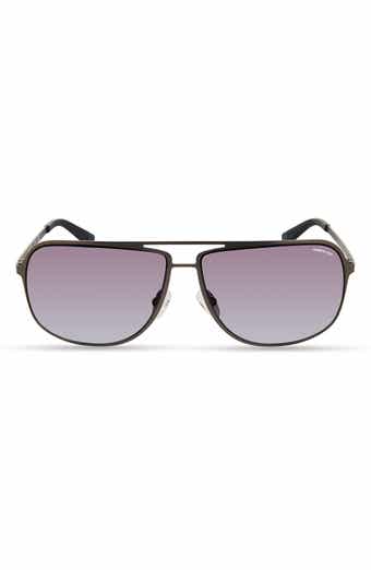 Kenneth Cole 64mm Gradient Pilot Sunglasses