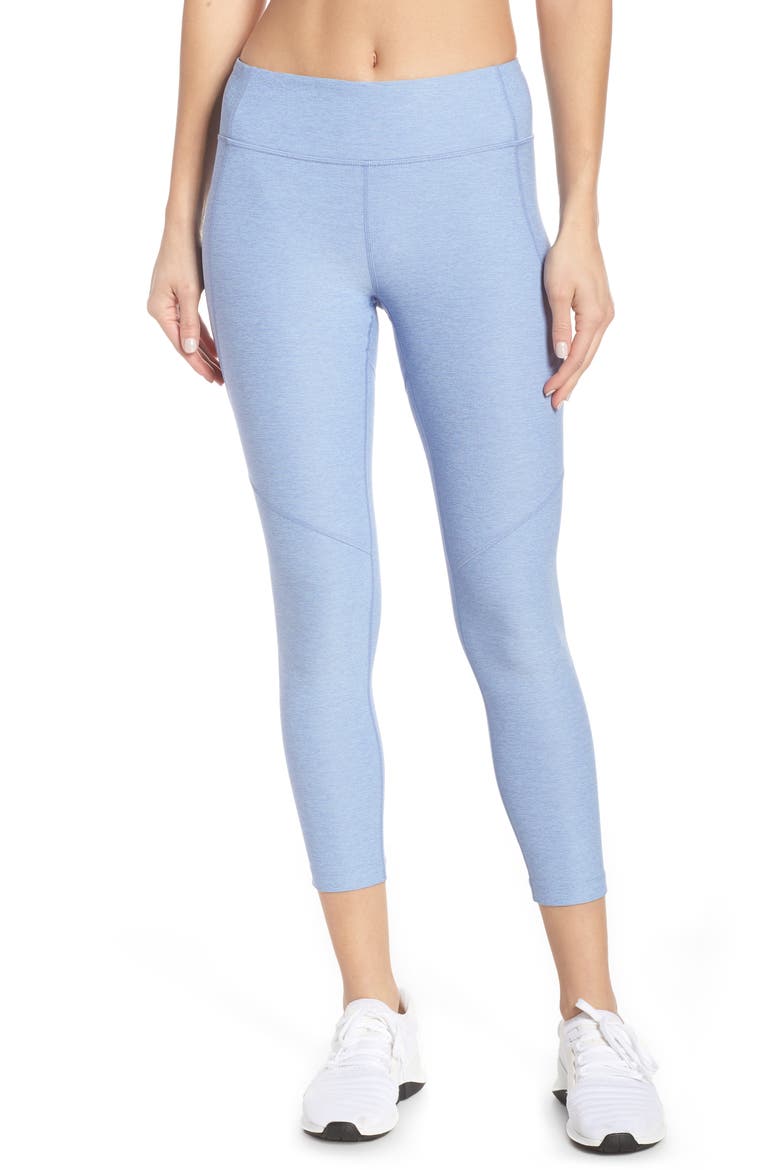 Warm-Up Crop Leggings, Main, color, LILAC