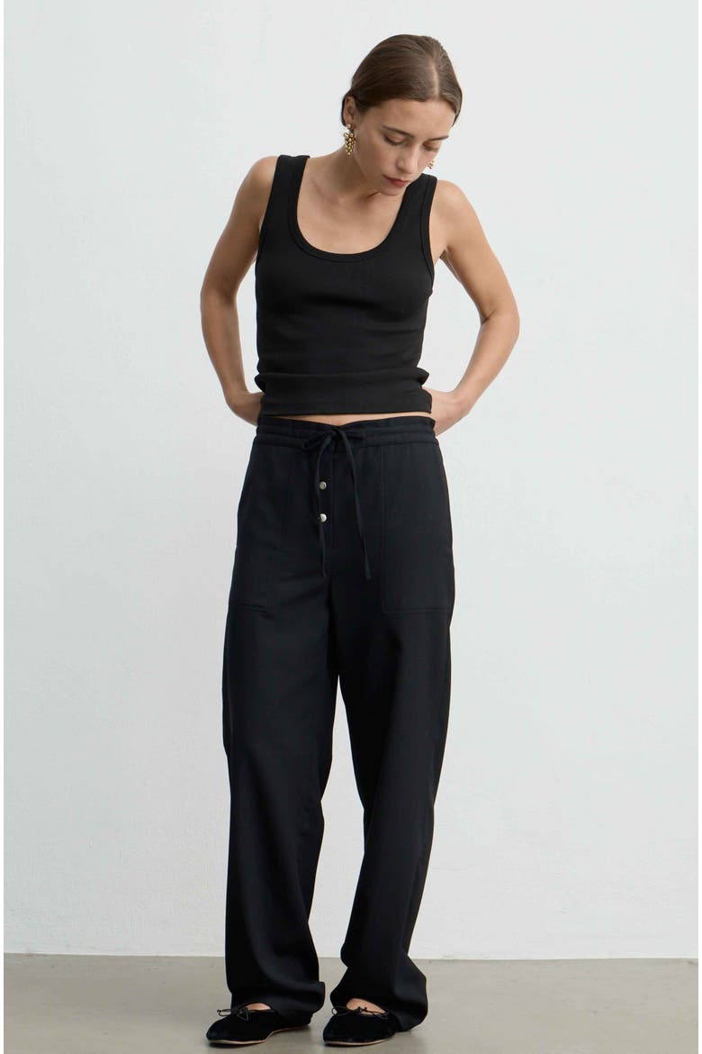 U Neck Tank, Alternate, color, Black
