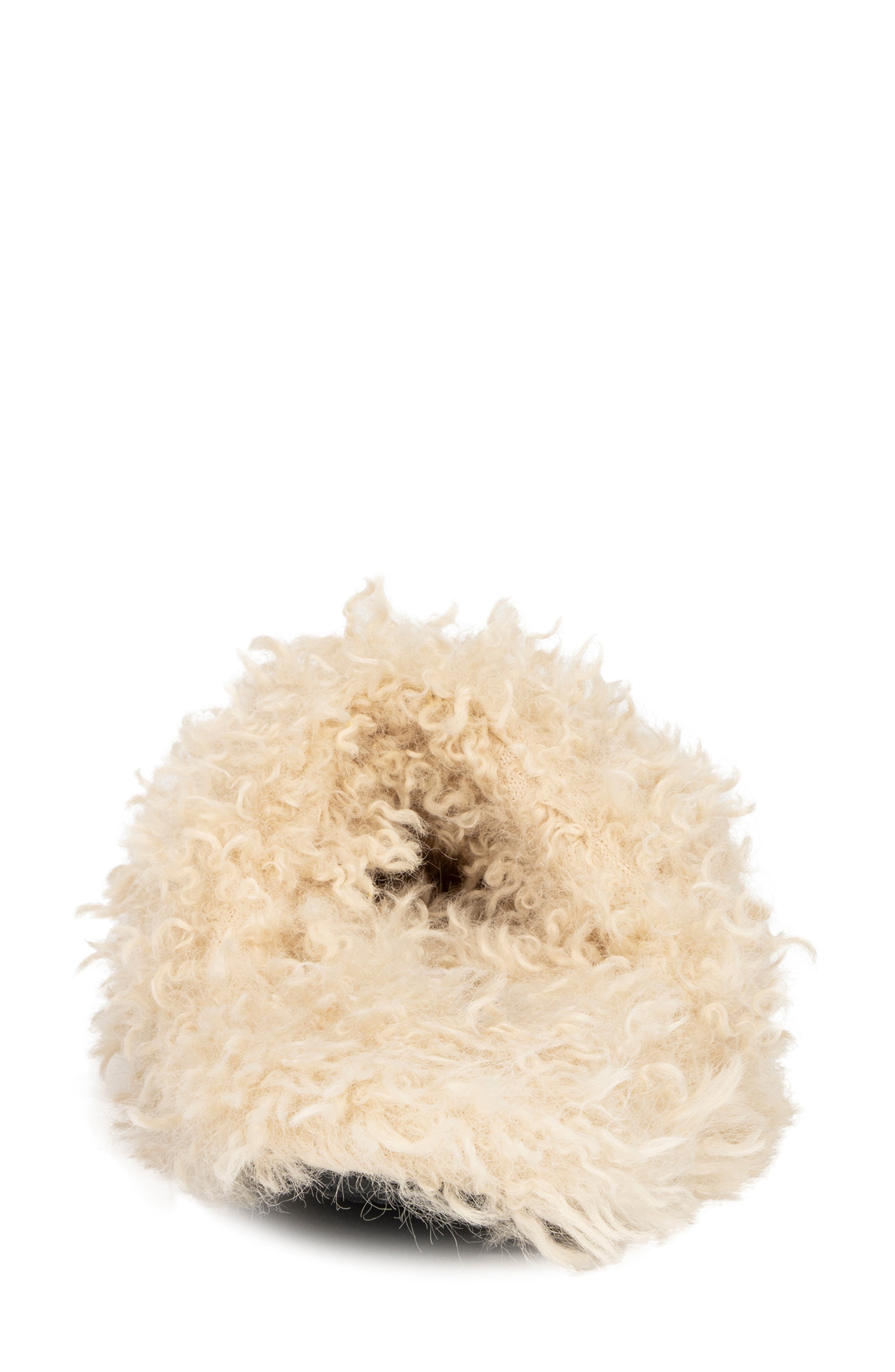 OLIVIA MILLER Shaggy Faux Fur Slipper, Alternate, color, 