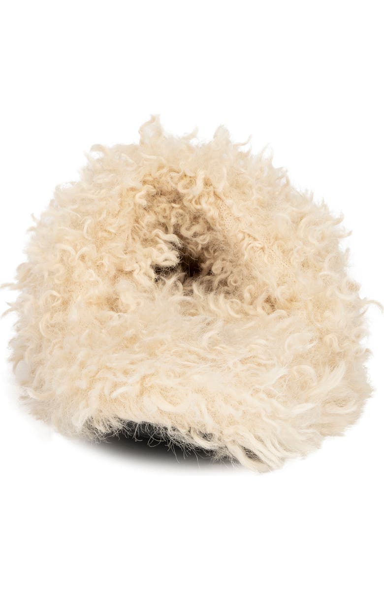 OLIVIA MILLER Shaggy Faux Fur Slipper, Alternate, color,