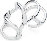 Lucy Quartermaine Drop Armour Ring With Double Hinge