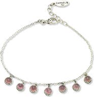 SAMUEL B. Sterling Silver Gemstone Charm Bracelet