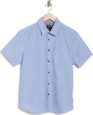 Union Augustine Short Sleeve Chambray Button-Up Shirt