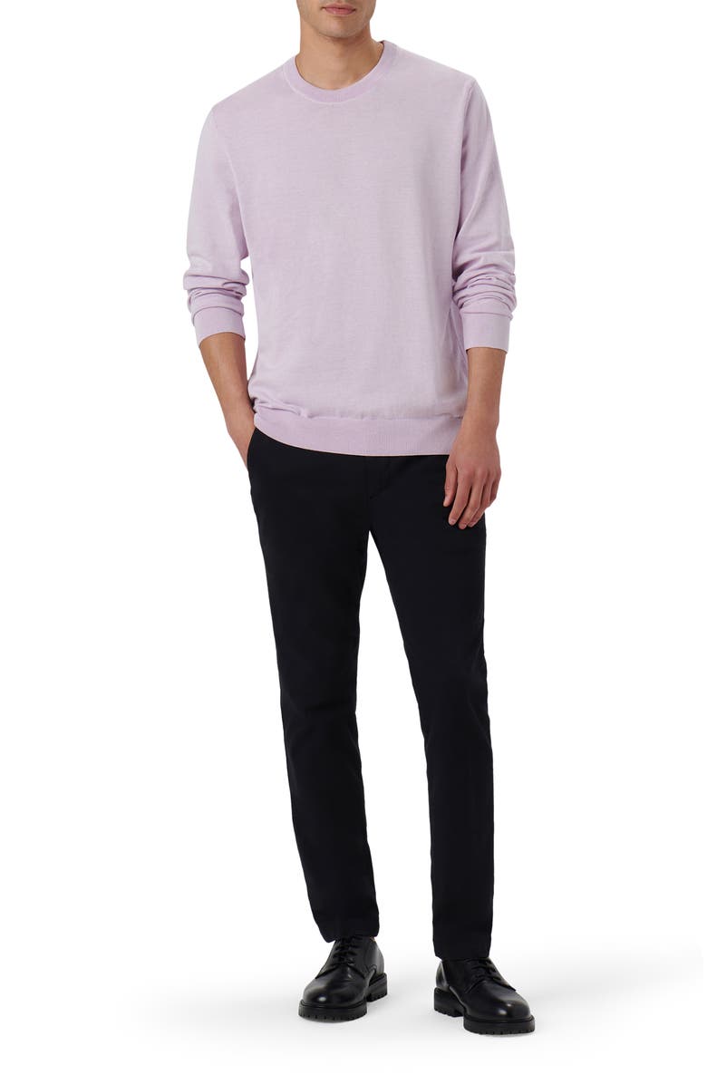 Bugatchi Mélange Cotton Sweater, Alternate, color, 