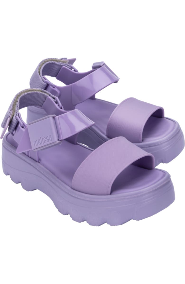 Melissa Kick Off Platform Sandal, Main, color, Lilac