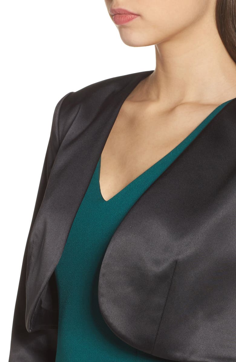 Eliza J Satin Bolero, Alternate, color, 