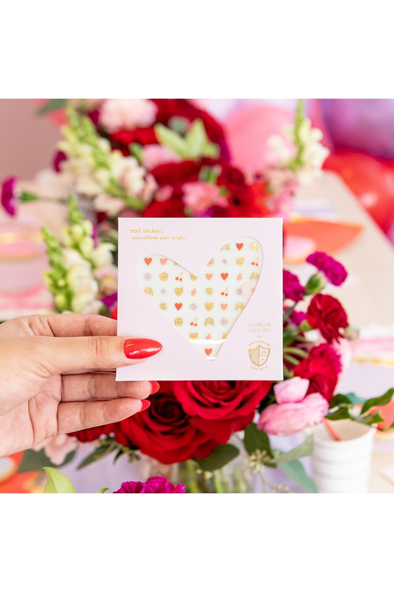 In My Heart Valentine's Day Nail Stickers, Alternate, color, Assorted Pre-Pack