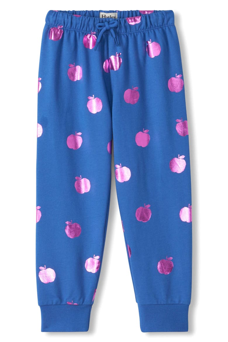 Kids' Foil Apples Relaxed Fit Cuffed Joggers, Main, color, BRIGHT COBALT