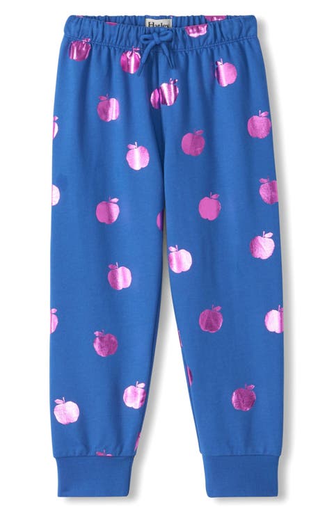 Kids' Foil Apples Relaxed Fit Cuffed Joggers