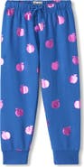 Hatley Kids' Foil Apples Relaxed Fit Cuffed Joggers