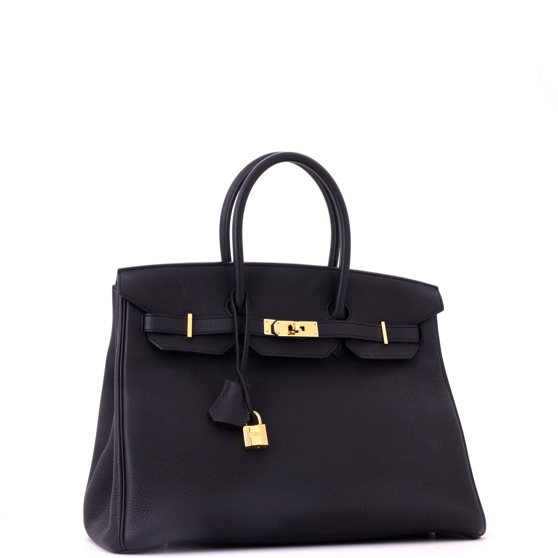 Birkin Handbag Black Togo with Gold Hardware 35, Alternate, color, Black