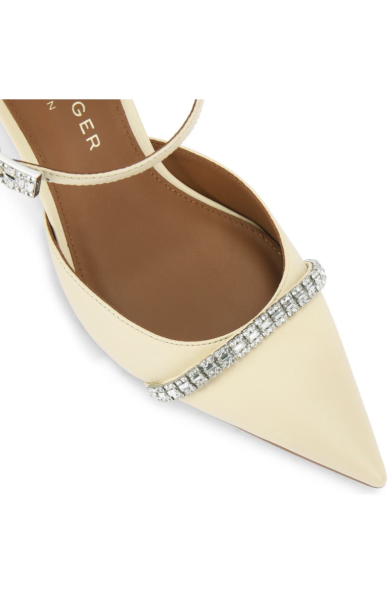 Kurt Geiger London Strass Pointed Toe Mule, Alternate, color, Natural