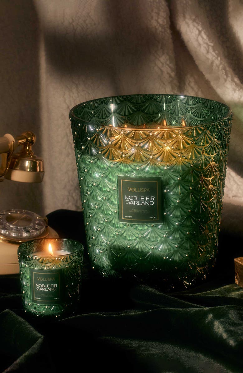 Voluspa Noble Fir Garland Candle 5-Wick Hearth Candle, Alternate, color, Noble Fir Garland