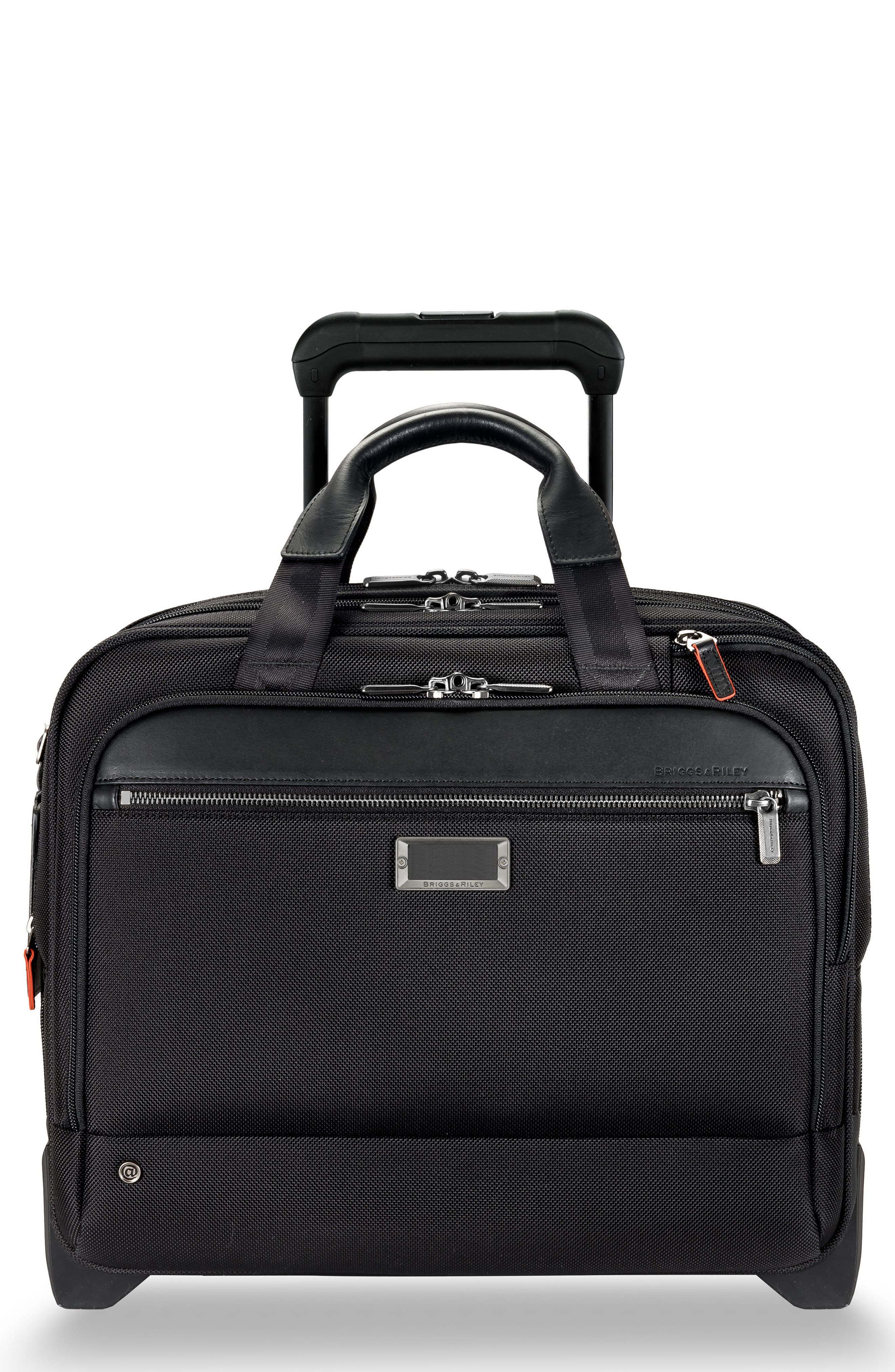 Briggs & Riley @work 15-Inch Medium Expandable Wheeled Briefcase, Main, color, 
