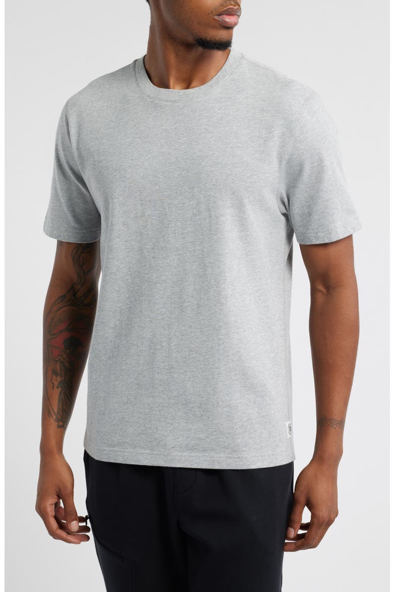 Standard Midweight Cotton T-Shirt, Main, color, HEATHER GREY