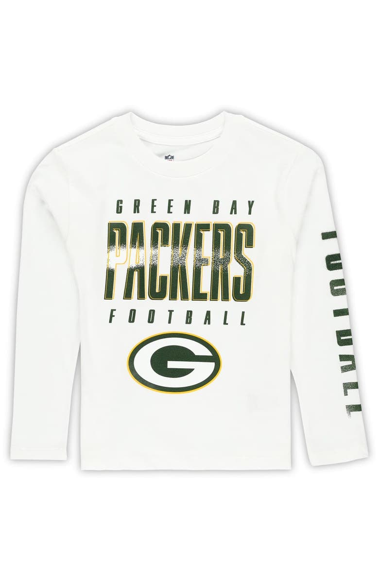 Outerstuff Preschool Outerstuff Green Bay Packers The Mix Combo T-Shirt Set, Alternate, color, Green