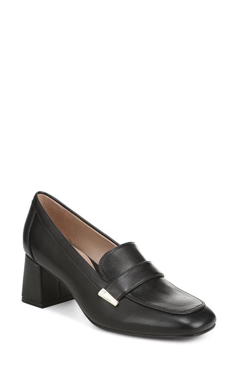 Davi Faux Leather Loafer Pump