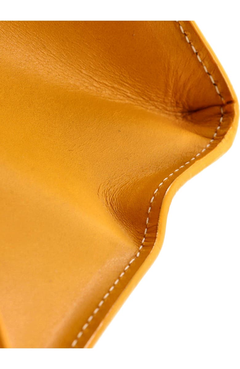 Pre-Owned Goyard Saigon Top Handle Bag Coated Canvas with Leather MM, Alternate, color, Yellow