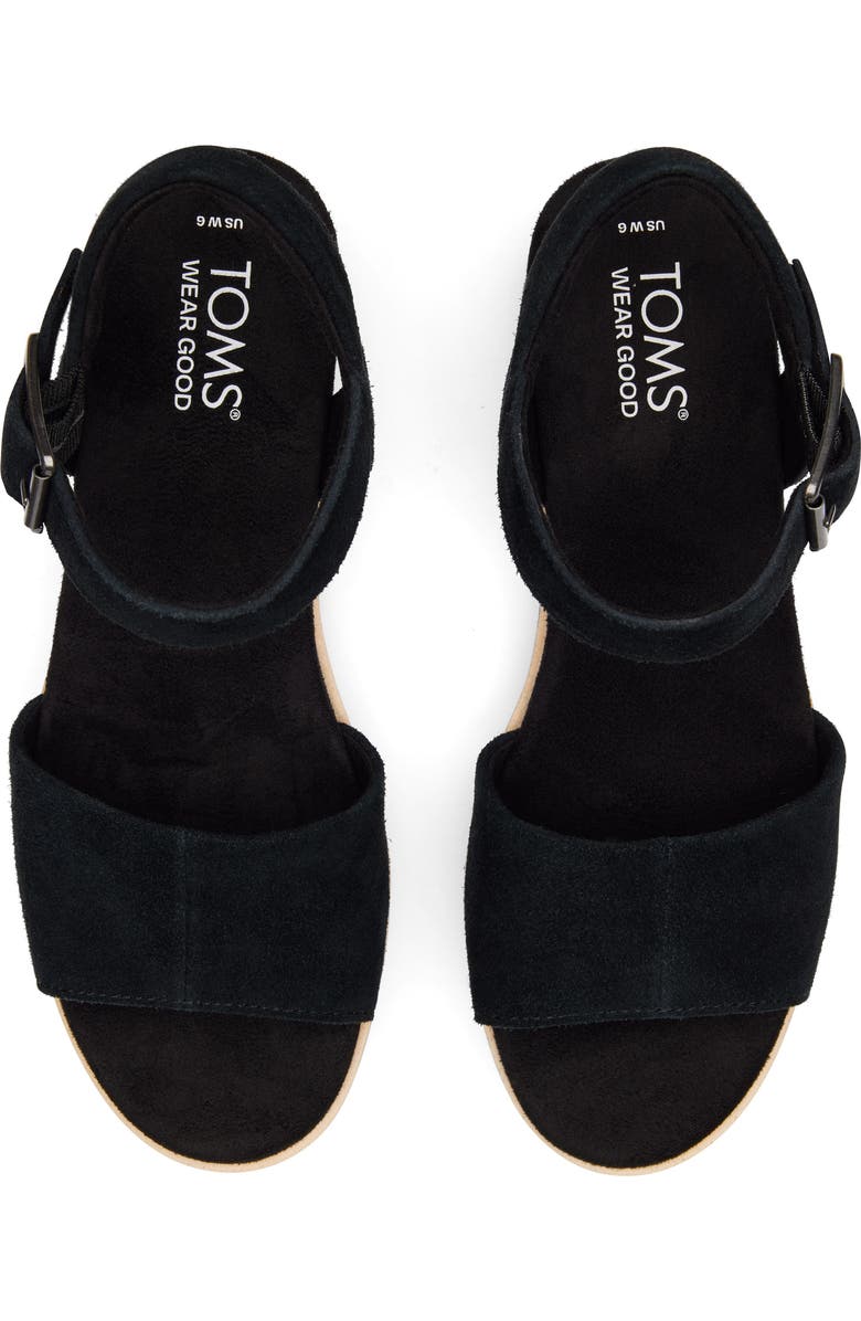 TOMS Diana Platform Wedge Sandal, Alternate, color,