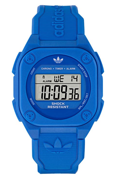 City Tech 4 Silicone Strap Watch, 42mm