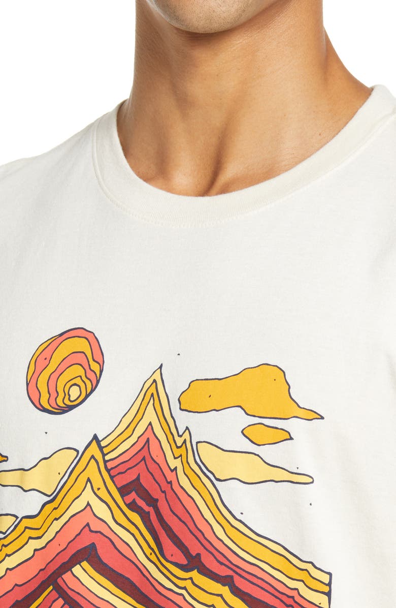 The North Face Peak Sunset Graphic Tee, Alternate, color, 