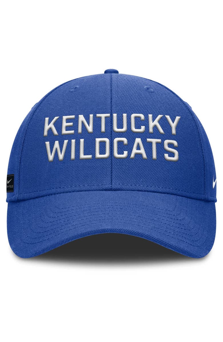 Nike Men's Nike Royal Kentucky Wildcats Rise Practice Adjustable Hat, Alternate, color, Royal