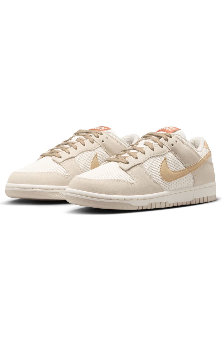 Nike Dunk Low SE Basketball Sneaker, Main, color, Sail/ Light Brown/ Sail/ Linen