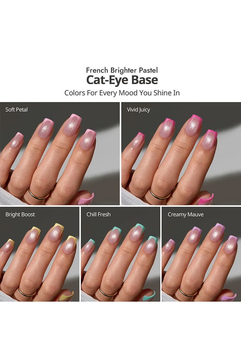Btartboxnails Soft Gel Nail Tips XCOATTIPS® French Brighter Pastel ...